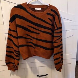 Tiger Striped Sweater